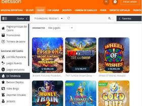 Juegos de casino en Betsson