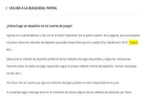 Opinión de usuario: Dependiendo de tu país pueden variar los métodos de pago