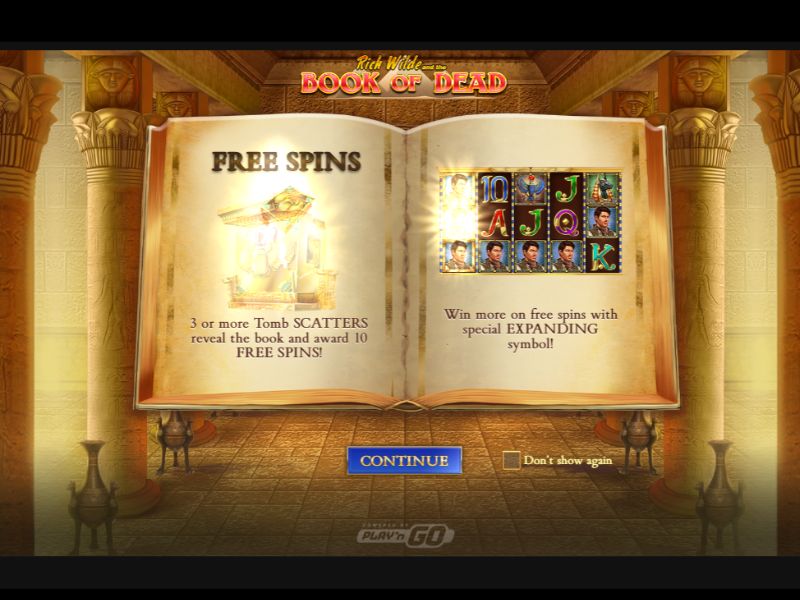 Cómo jugar a Book of Dead