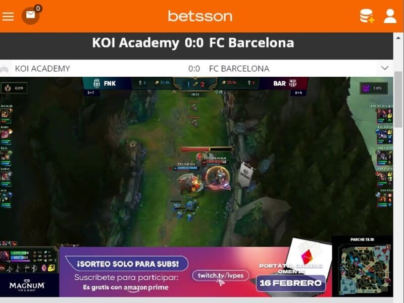 Descubre los cibersports en Betsson